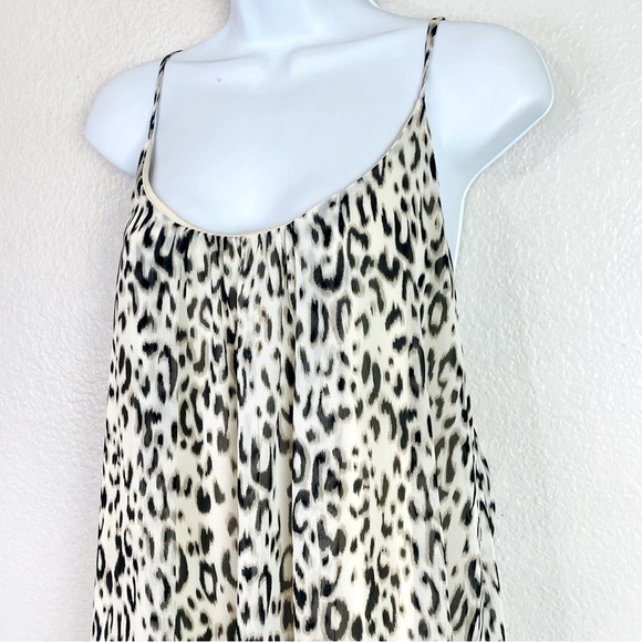Aura Adrienne Cheetah Print Dress Size L - Picture 2 of 6